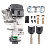 Ignition Switch Lock Cylinder Assembly Compatible with Honda Accord CRV FIT Odyssey Civic 2006-2011 06350-SAA-G30 35100-SDA-A71 (with Chip ID46 Keys)